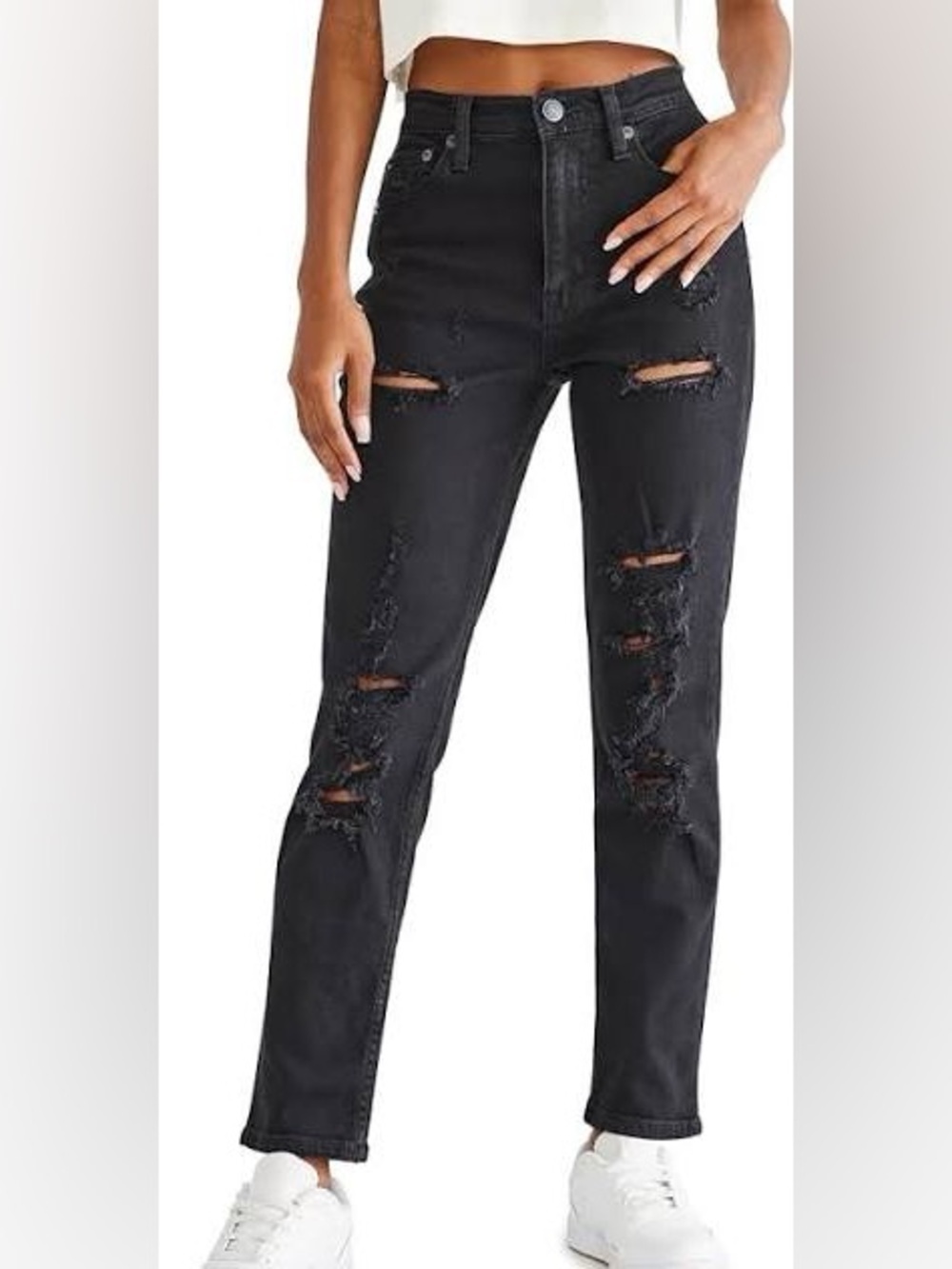 Aeropostale Black Mom Jean